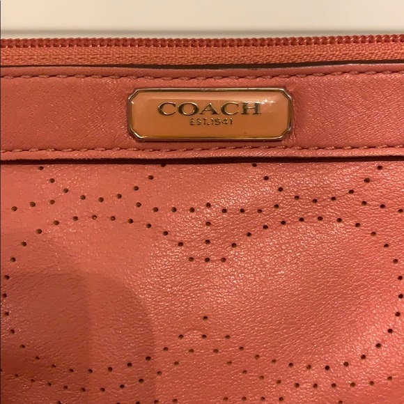 Pink Leather Coach Wristlet! - Picture 2 of 11